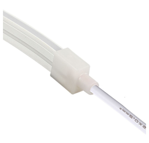 Koncovka s otvorem pro silikonový profil NEON 8mm