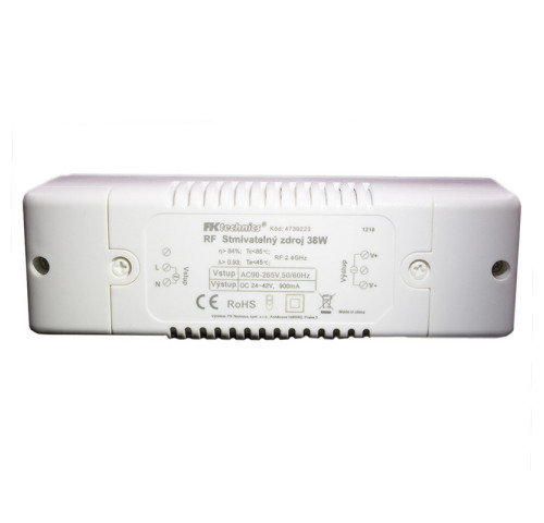 Stmívatelný zdroj s přijímačem 38W pro panel LEDPAN PRO2 60x60 Stmívatelný zdroj s přijímačem 38W pro panel LEDPAN PRO2 60x60