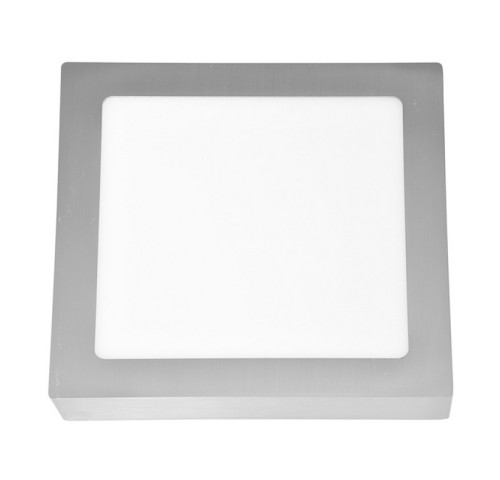 LED přisazené svítidlo CSQ - 25W, teplá bílá 2700K, 2240Lm, hranaté, chrom