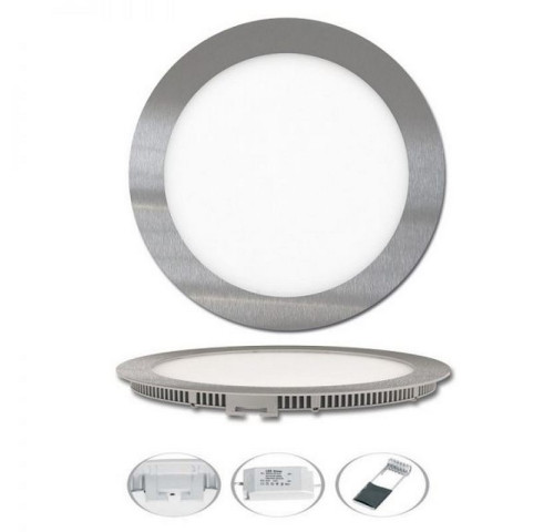 LED vestavné svítidlo WSL - 25W, teplá bílá 2700K, 2240Lm, kulaté, chrom LED vestavné svítidlo WSL - 25W, teplá bílá 2700K, 2240Lm, kulaté, chrom