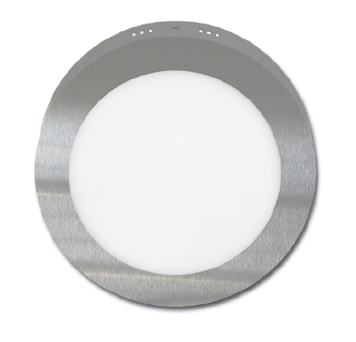 LED přisazené svítidlo CSL - 12W, bílá 4100K, 960Lm, kulaté, chrom LED přisazené svítidlo CSL - 12W, bílá 4100K, 960Lm, kulaté, chrom