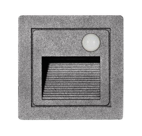 LED venkovní svítidlo STEP s čidlem pohybu - 3W, bílá 4000K, 270Lm, IP54 - šedé LED venkovní svítidlo STEP s čidlem pohybu - 3W, bílá 4000K, 270Lm, IP54 - šedé