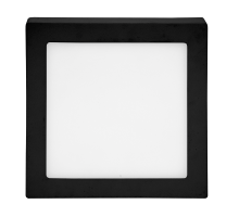 LED přisazené svítidlo CSQ - 12W, 3000 - 6000K, 960Lm, hranaté, černé