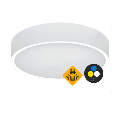 LED stropní svítidlo MARTIN s čidlem pohybu 25W, 3000/4000K, 2750Lm, IP65 - bílé LED stropní svítidlo MARTIN s čidlem pohybu 25W, 3000/4000K, 2750Lm, IP65 - bílé