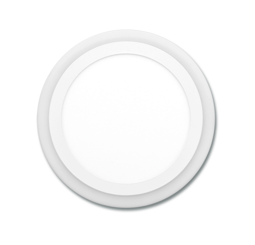 LED vestavné svítidlo DUO - 12+4W, 2700/4000K , 900+100Lm, kulaté