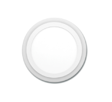 LED vestavné svítidlo DUO - 6+3W, 2700/4000K , 400+80Lm, kulaté