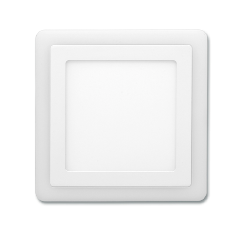 LED vestavné svítidlo DUO - 12+4W, 2700/4000K , 900+100Lm, hranaté LED vestavné svítidlo DUO - 12+4W, 2700/4000K , 900+100Lm, hranaté