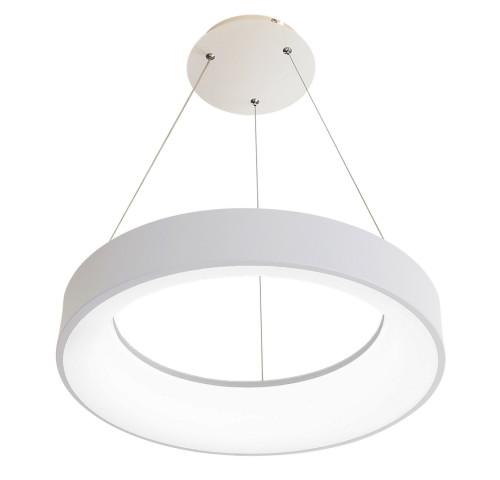 LED závěsné svítidlo NEST 40W, 2600Lm s dálkovým ovladačem, kulaté - bílé