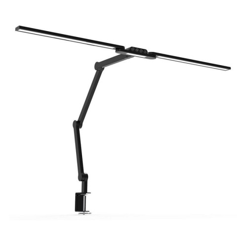 LED stolní pracovní lampa 24W, 1400Lm, 3000-6500 K, Ra >92, stmívatelná, černá, šroub LED stolní pracovní lampa 24W, 1400Lm, 3000-6500 K, Ra >92, stmívatelná, černá, šroub
