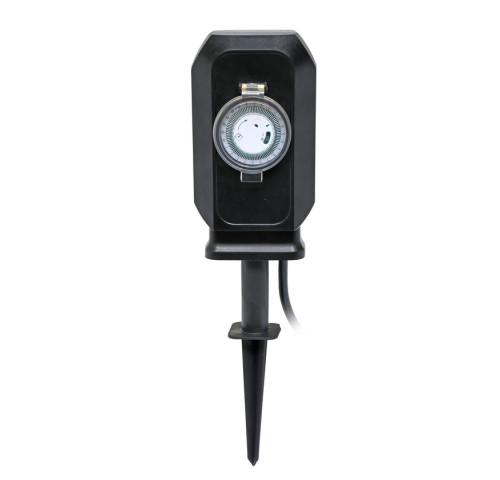 XHWS-F06 - Zahradní sloupek s časovačem 2x zásuvka - Ecolite XHWS-F06 - Zahradní sloupek s časovačem 2x zásuvka - Ecolite