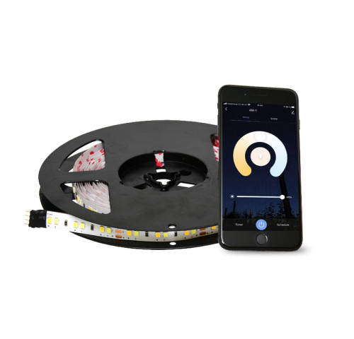 Sada LED pásku 5m, 620Lm/m, 7,3W/m, 3000 - 6000K , ovládání přes mobilní telefon- ecolite