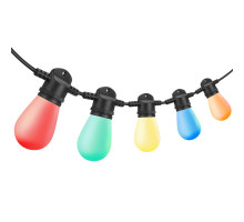 Chytrý RGB party řetěz 15x LED S14, 0,6W , 3000K