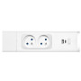 LED kuchyňské svítidlo, 2x zásuvka, 2x USB, vypínač, 18W, 4000K, 2250Lm LED kuchyňské svítidlo, 2x zásuvka, 2x USB, vypínač, 18W, 4000K, 2250Lm