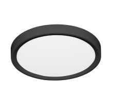 LED stropní svítidlo SALY, 40W, 3000 - 6000K, 4800Lm, IP40, černé - Ecolite