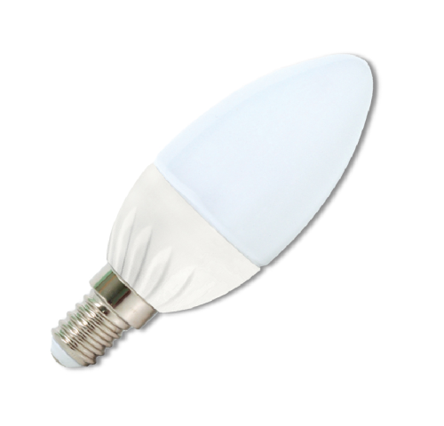 LED žárovka svíčka E14 C37 teplá bílá 5W 425Lm - Ecolite LED žárovka svíčka E14 C37 teplá bílá 5W 425Lm - Ecolite