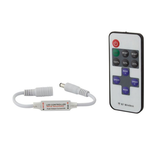 Ovladač pro LED pásky s DO (RF), 6A, 12/24V, s konektory DC 5,5/2,1