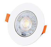 LED vestavné bodové svítidlo ZITA 7W, 3000-6000K, 560Lm, bílé