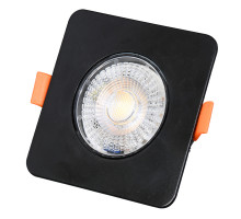 LED vestavné bodové svítidlo KENT 7W, 3000-6000K, 560Lm, černé