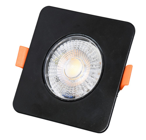 LED vestavné bodové svítidlo KENT 7W, 3000-6000K, 560Lm, černé