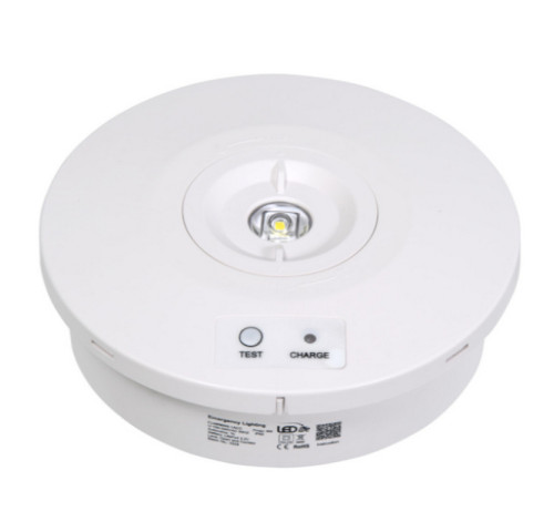 Nouzové LED stropní svítidlo KATO, 6W, 3h, 700 lm, IP65 Nouzové LED stropní svítidlo KATO, 6W, 3h, 700 lm, IP65