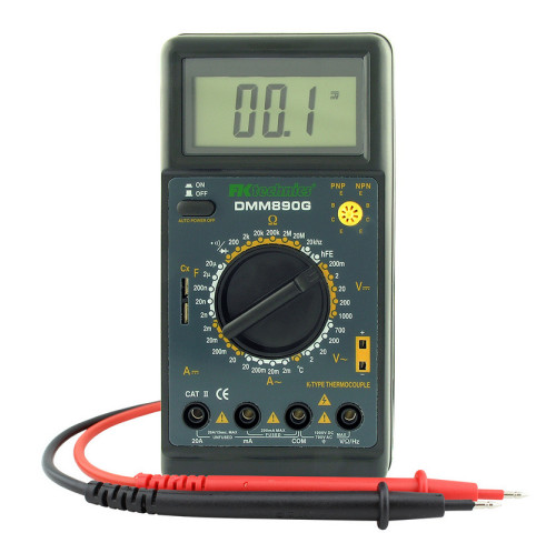 Digitální multimetr FK890G - měření základních veličin + teploty, kapacity a frekvence