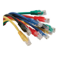 Patch kabel Cat 5e UTP 1m červená OEM