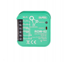 ROW-02 - Wi-Fi spínací 2x5A modul světel a el. zásuvek, SUPLA, 2 vstupy, 2 výstupy