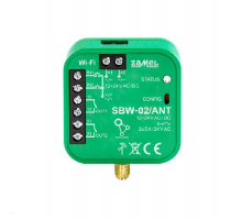 SBW-02/ANT - Wi-Fi ovládání až 2 garážových vrat nebo brány s indikací poloh, ext. anténa