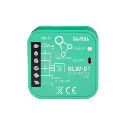 SLW-02 - Wi-Fi ovládání 3 barevných RGB LED svítidel, SUPLA
