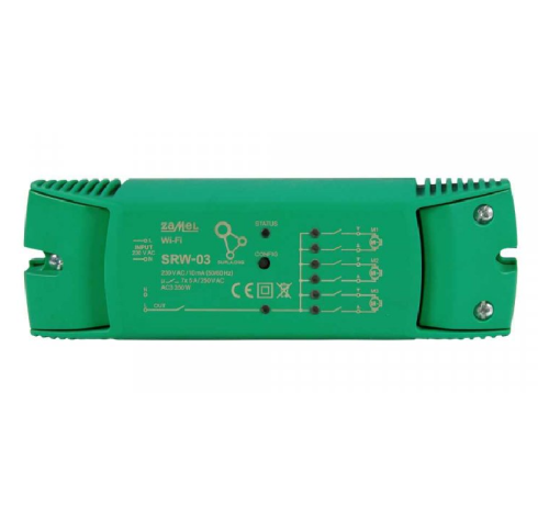 SRW-03 - Wi-Fi ovládání 3 rolet nebo žaluzií a spínání el. zařízení, SUPLA