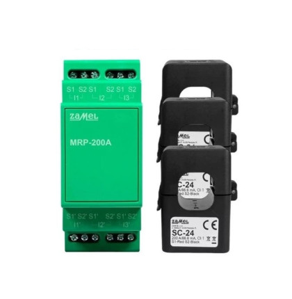MRP-200A - Rozšiřující modul pro SUPLA MEW-01, 3x SC-24, měření do 200 A