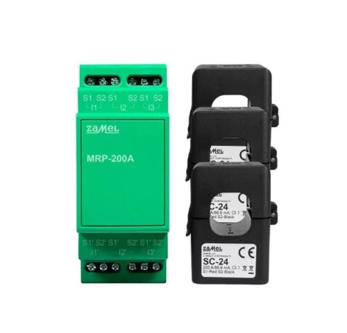 MRP-200A - Rozšiřující modul pro SUPLA MEW-01, 3x SC-24, měření do 200 A