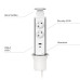 Přípojný zásuvkový sloupek pro desku stolu 2x 230V + USB A 18W + USB C 30W, pr. 60 mm