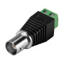 Redukce BNC konektoru na svorkovnici pro 2 vodiče, samice Redukce BNC konektoru na svorkovnici pro 2 vodiče, samice