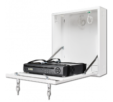 CP-PR-101 Uzamykatelná skříňka na zeď pro malé DVR / NVR rekordéry (bílá)