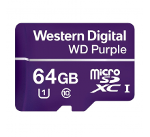 CP-PR-93 MicroSDXC paměťová karta Western Digital PURPLE - 64GB