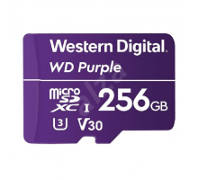 CP-PR-136 MicroSDXC paměťová karta Western Digital PURPLE pro kamerové systémy - 256GB