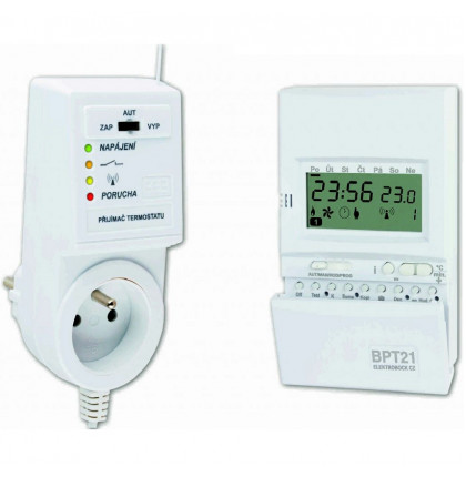 BT21 - Set bezdrátového termostatu s přijímačem - Elektrobock