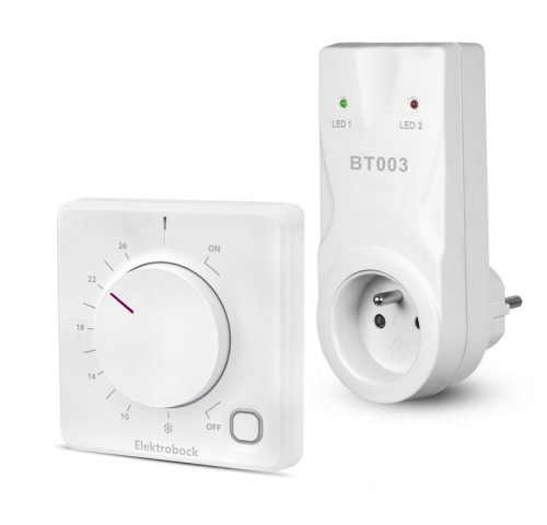 BT013 - Set bezdrátového termostatu s přijímačem - Elektrobock BT013 - Set bezdrátového termostatu s přijímačem - Elektrobock