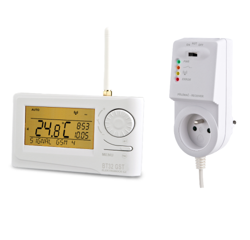 BT32 GST - Bezdrátový termostat s GSM modulem - Elektrobock BT32 GST - Bezdrátový termostat s GSM modulem - Elektrobock