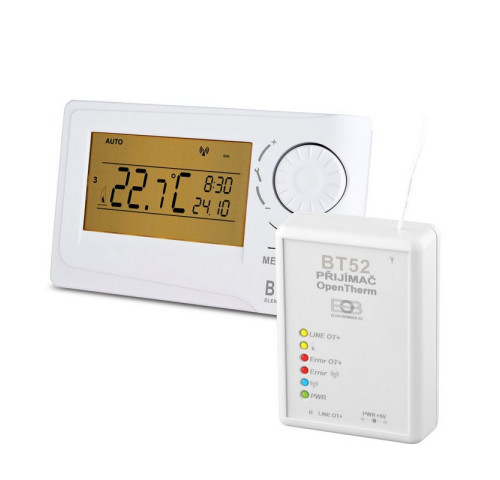 BT52 WiFi - Set bezdrátového termostatu OT s WiFi modulem - Elektrobock