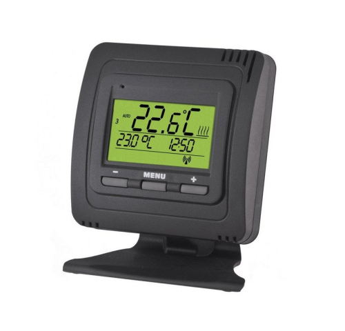 BT710-1-5 - Bezdrátový termostat se stojánkem, antracit - Elektrobock BT710-1-5 - Bezdrátový termostat se stojánkem, antracit - Elektrobock