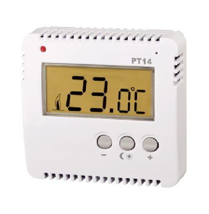 PT14 - Prostorový termostat  pro ovládání el. topení - Elektrobock