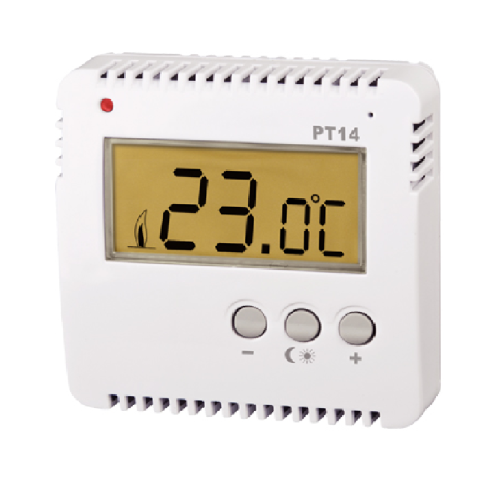 PT14 - Prostorový termostat pro ovládání elektrického topení - Elektrobock