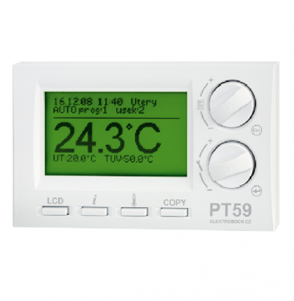 PT59 - Termostat s OpenTherm komunikací - Elektrobock