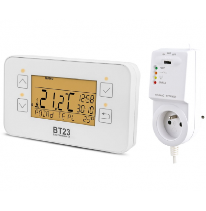 BT23 - Set bezdrátového termostatu s přijímačem - Elektrobock