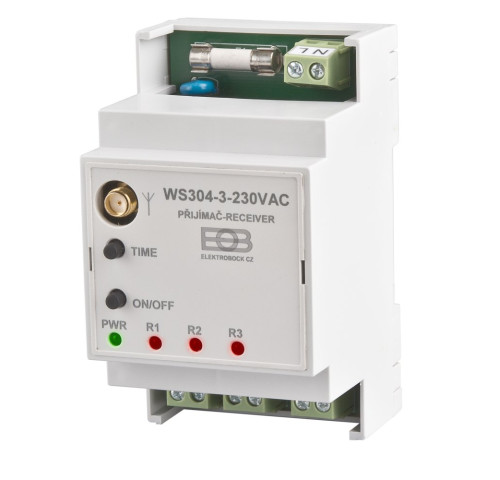 WS304-3 230VAC - Tří-kanálový přijímač