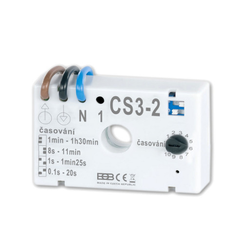 CS3-2 Časový spínač pro osvětlení schodiště bez možnosti blokování