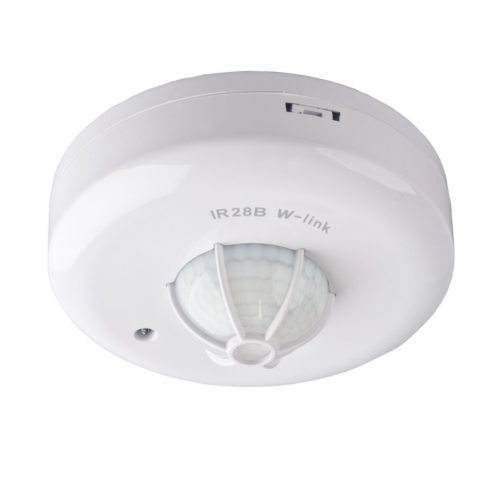 Bezdrátové stropní pohybové čidlo IR28B W-link - úhel 360°, dosah 12m Bezdrátové stropní pohybové čidlo IR28B W-link - úhel 360°, dosah 12m