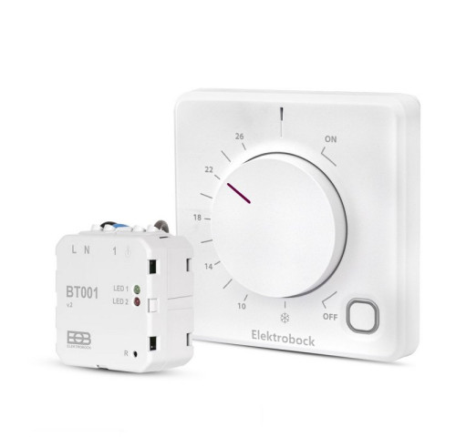 BT011 - Set bezdrátového termostatu s přijímačem - Elektrobock BT011 - Set bezdrátového termostatu s přijímačem - Elektrobock